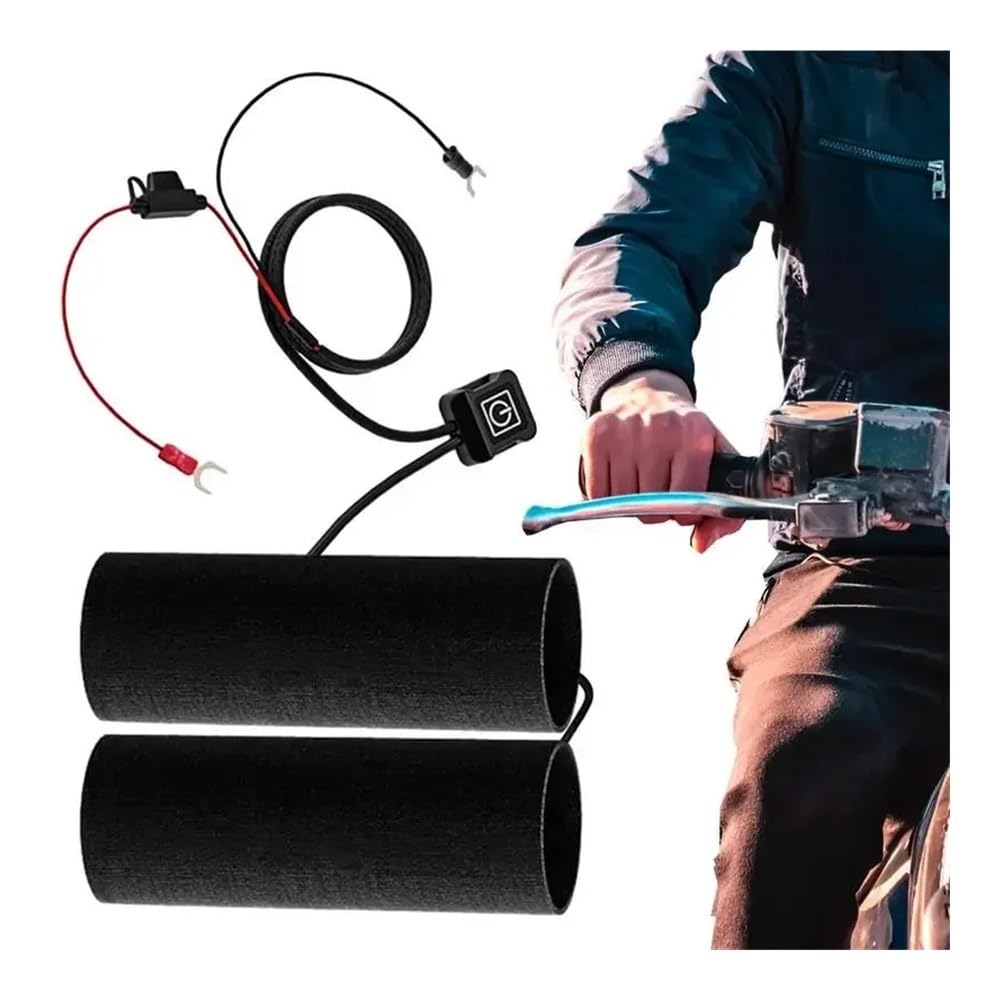 Manubrio Riscaldato Invernale Per Motocicletta, 12 V, Con Controllo Intelligente Del Manubrio Riscaldato A 3 Marce Per Motocicletta Handlebar manopoles