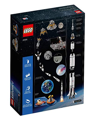 51KPUup0MRL LEGO 2017 21309-- Ideas NASA Apollo Saturn V Set - Image 2