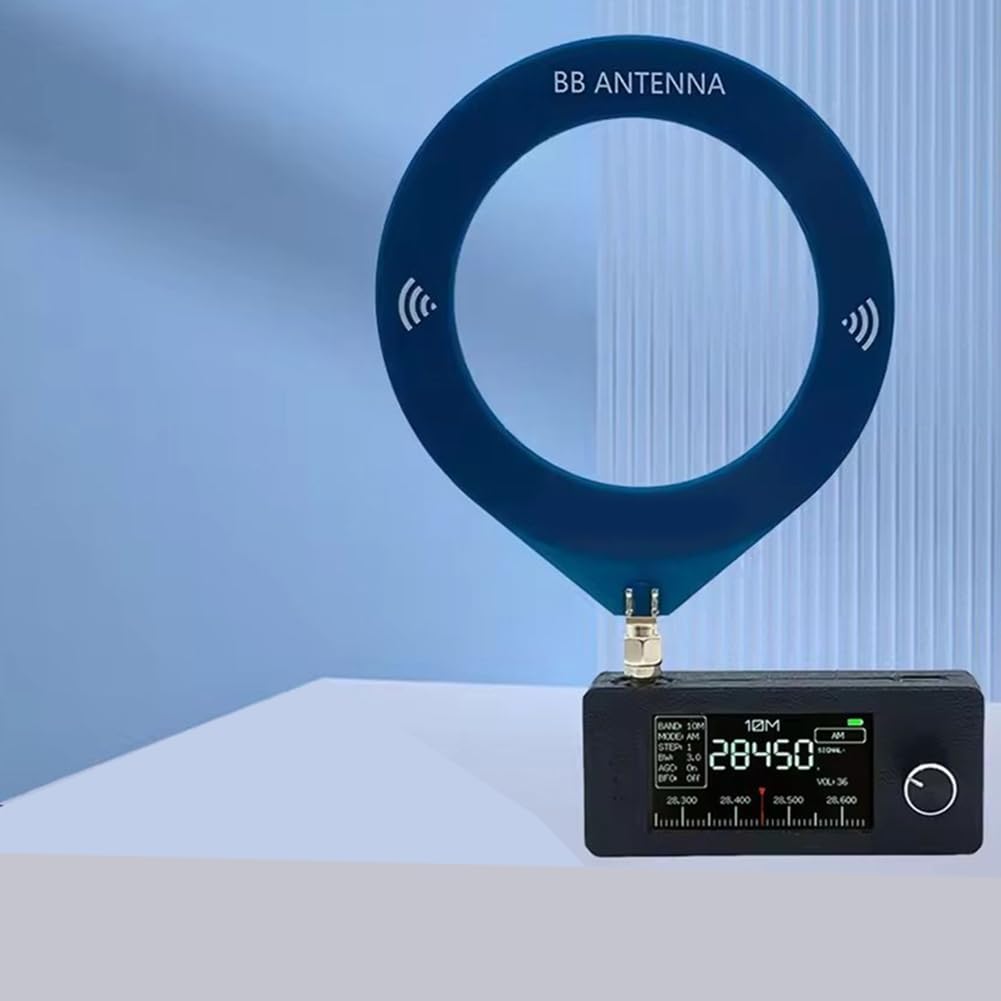Antena de Bucle Mini con Interfaz SMA de 0,5 Khz-108 MHz, Tamaño de Bolsillo, Radio SI4732, Receptor, Mini Radio