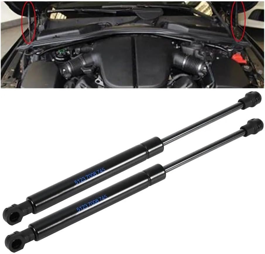 EAHMXRMK(小さな店) エンジンフード フードリフトサポート 1ペア Fit For BMW E60 E61 M5 525 5
