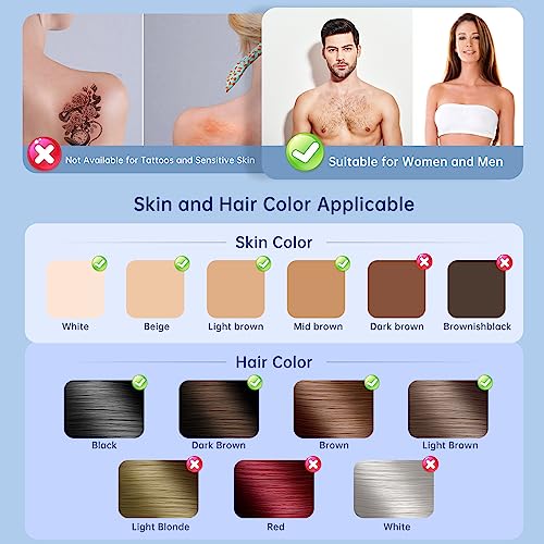 IPL Hair Removal Device, Laser Hair Removal with Ice Cooling Painless Epilators for Women and Men Electrolysis Permanent Hair Remover for Leg Facial Body Depilation - Thumbnail 2