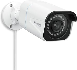 REOLINK 4K/8MP Security PoE IP Camera, Human/Vehicle/Pet Detection, Time-Lapse, 100ft IR Night Vision, Work with Smart Home, Up to 256GB microSD Card, Surveillance Outdoor Indoor, RLC-810A asin的图片