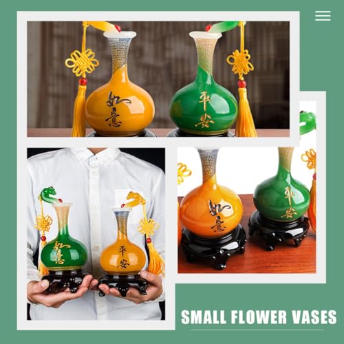 Vase de table en résine style chinois CANIGHT délicat et moderne - 5