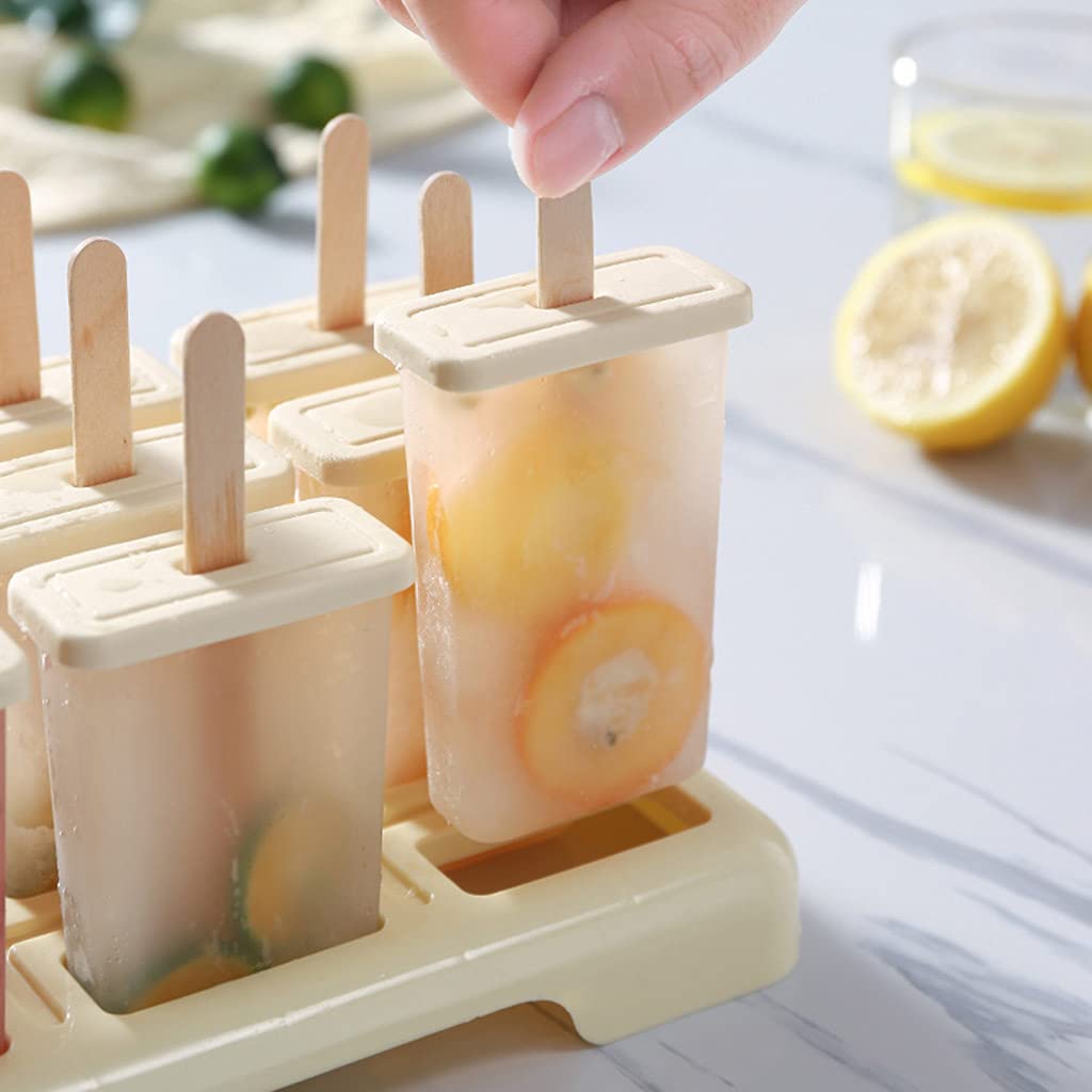Moldes para polos， Bandejas for paletas con protección antigoteo for paletas caseras. Fácil liberación. Diversión con niños.