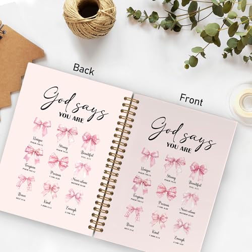 Cahier à spirale rose grand format bloc notes fournitures de bureau - 3