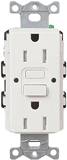 Lutron 15 Amp Tamper-Resistant GFCI Duplex Receptacle in White