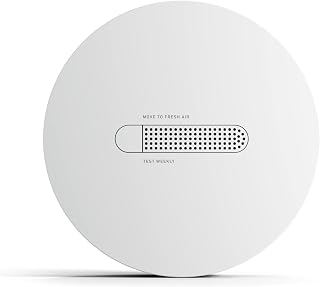 SimpliSafe 2-in-1 Smoke & Carbon Monoxide Detector - Smart Alerts, False Alarm Reduction, 24/7 Monitoring