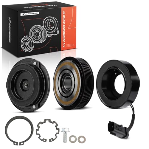 A-Premium Air Conditioner AC Compressor Clutch Kit Compatible with Dodge Grand Caravan 2011-2020, Journey 2017-2019 3.6L & Chrysler Town & Country 2011-2016 & Volkswagen Routan 2011-2014 & Ram C/V