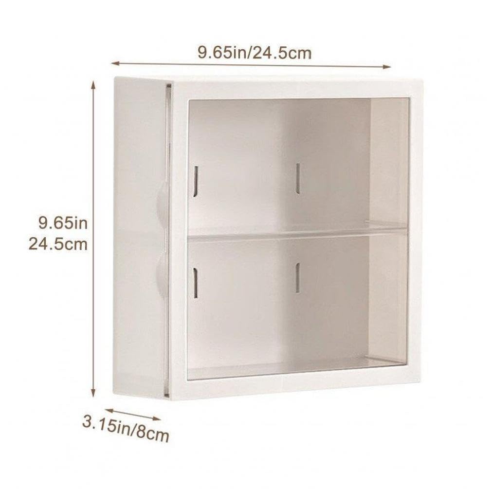 壁掛け ディスプレイケース 壁にも取り付けられるディスプレイケース 3段 | DAISOの輪