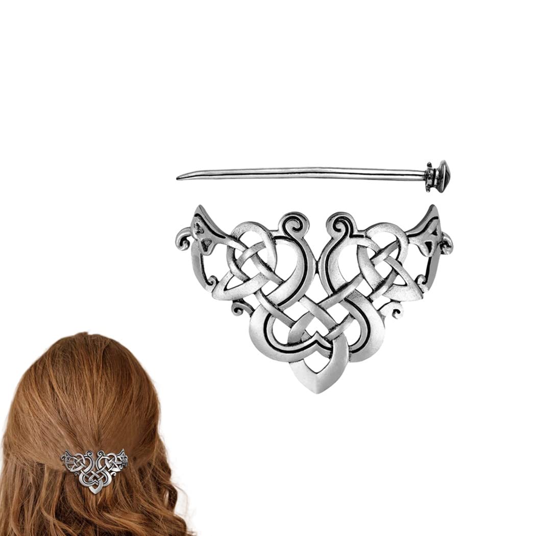 Vintage Silver Belt Buckle Hair Pin Barrettes FILIGREE FRENCH BARRETTE 70MM- Hair Accessories- Barrettes  main image 4