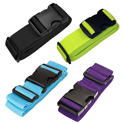 Preisvergleich Produktbild Golden Apple 4 Stück Gepäckgurte Koffergürtel Reisetasche Zubehör