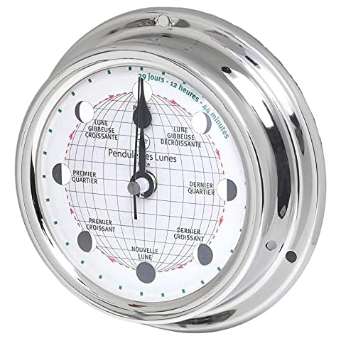 Delite 853mc Altitude Reloj de Luna cromado Cover