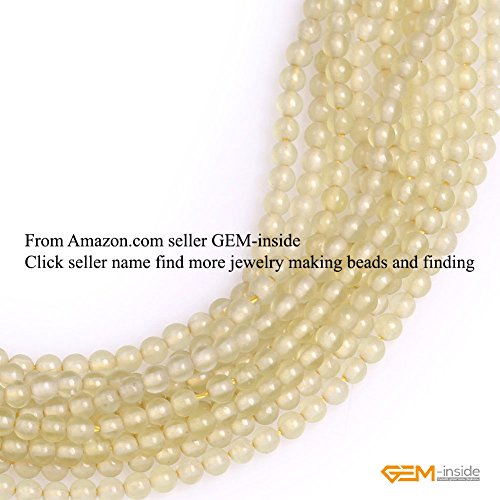 Gem-Inside Yellow Lemon Quartz Gemstone Loose Beads 2Mm Small Spacer Energy Stone Power For Jewelry Making 15'' #TOP2