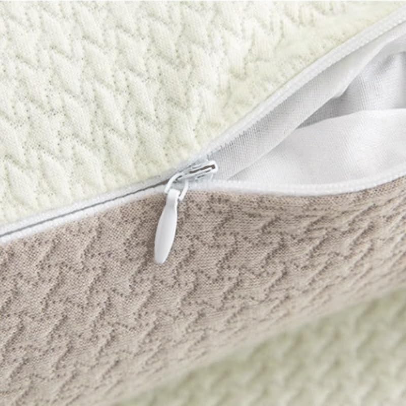 Pair of Knitted Buckwheat Shell Pillows for Home Use in Student Dormitories to Protect Necks Help with Sleep
