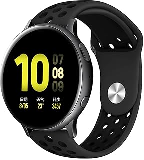 Strap Silicone Band 20MM For Samsung Gear Sport/Samung Watch 4/Watch 5 /Watch 5 Pro /S2 classic/active 2 40mm 44mm/Amazfit GTS 3/ GTS 4/4 Mini/Bip 3/Pro/GTS 2 mini/GTS 2e/Bip U/U Pro