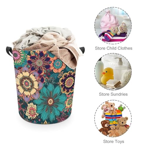 Panier à linge grand format pliable avec revêtement imperméable durable - 3