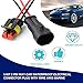 ZUOZE 6 Kit 2 Pin Car Connector Waterproof Electrical Connector, Male and Female Way 18 AWG Wire Plug Socket Kit for Truck, Motorcycle, Boat and Other Wire Connection