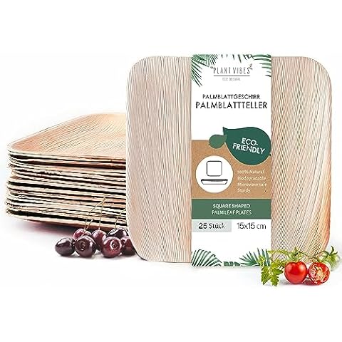Plantvibes Assiettes en Feuilles de Palmier Cover