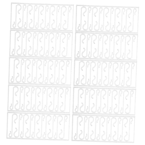 GOOHOCHY 100pcs Xmas Ornament Hooks Christmas Decor Hanging Hooks for Tree Stockings and Wreaths Easy Installation Multi-use for Holiday Decorations