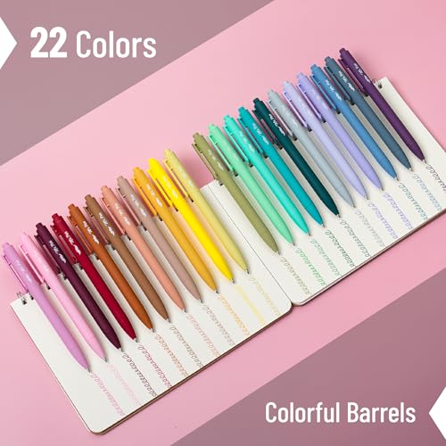 Image of Mr. Pen- Retractable Gel Pens, 22 Pack, Vintage Ink, Fine Point 0.7mm