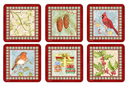 Pimpernel Coasters, One Size, Multicolored
