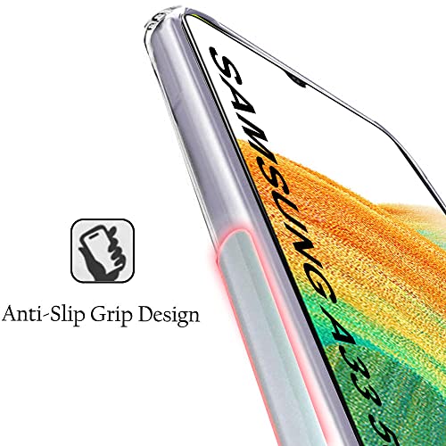 Image of TheGiftKart Ultra Clear Slim Silicone Back Cover Soft Case for Samsung Galaxy A33 5G | Best Camera Protection | Inbuilt Dust Plugs & Anti-Slip Grip (Silicone | Transparent)