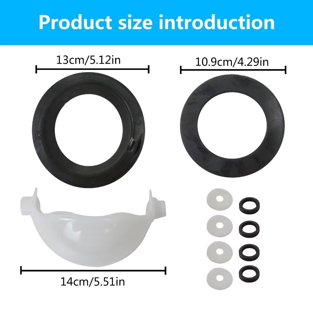 New BGEHHCY 34117 Waste Ball Kit Fit For Following Toilet Models 42119/42120/42153/42154/42155/42156/42157/42158/42159/42160