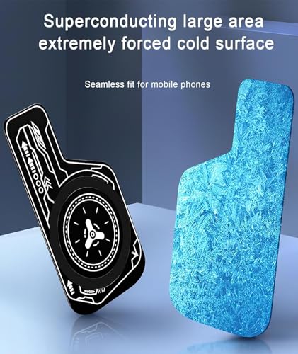Image of 2PCS Cooling Pad for Mobile, Phone Cooler with Heat Dissipation Technology, Universal Cooling Plate for Smartphones Gaming Accessories, Maintain a Stable Device Temperature During the Game Process
