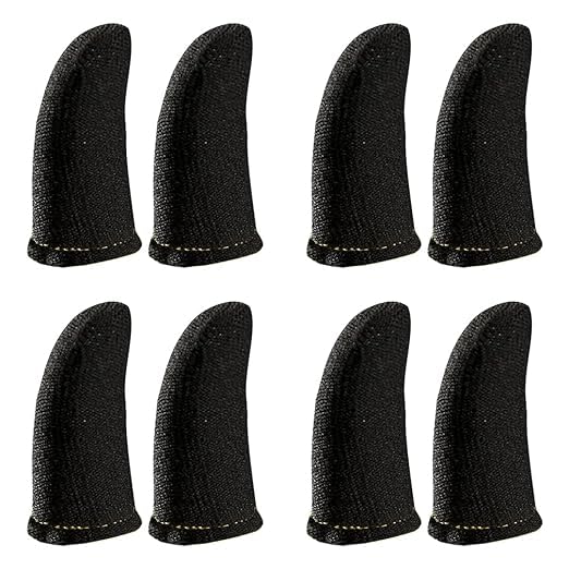 Mobile Accessories Thumb Sleeves & Finger Sleeves for Mobile Games - 08 Pieces in 4 Packs - Anti Sweat Finger Sleeve Gloves Makes Gaming Easy on Phone and Tablet - Easy to Wear Gaming Sleeves (B0D968NJFB) Amazon Price History, Amazon Price Tracker