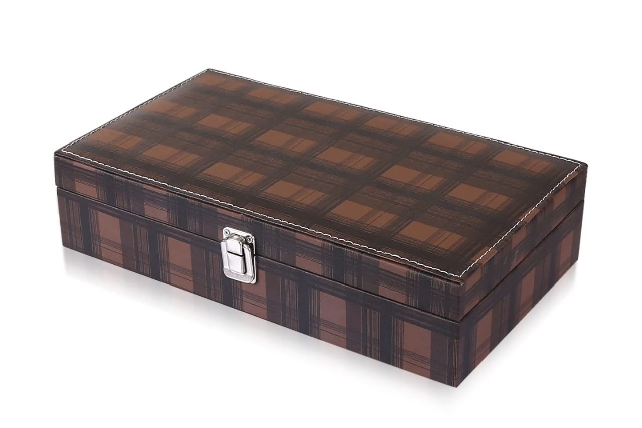pankati ®12 slot Watch Storage Box Organizer with Faux Leather (B09X5XDBPV) Amazon Price History, Amazon Price Tracker