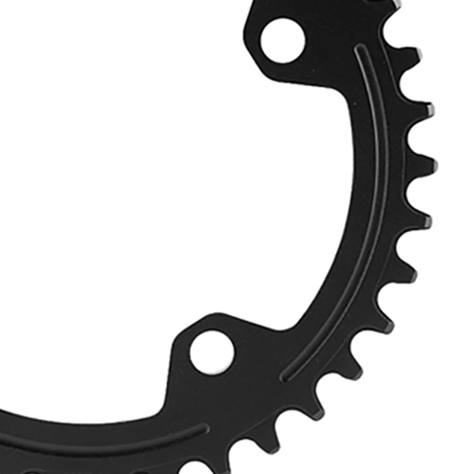 Yosoo Health Gear Pierścień łańcuchowy rowerowy, 104 BCD rower górski wąski szeroki łańcuszek okrągły kształt pojedynczy łańcuszek pierścień 32T 34T 36T 38T(38T)