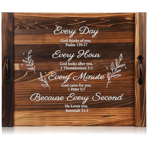 Tabla rectangular de madera con asa 60x45 cm miniatura 1