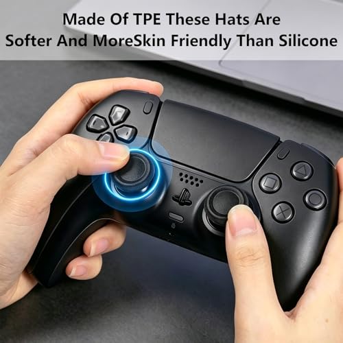 Image of 8 Piece Set for Ps5 Controller Maintenance, Ps5 Controller Thumb Grips, Replacement Joystick Caps for Extended Gaming Sessions, Enhanced Grip and Control, Compatible with Ps5 Controller Joystick Caps