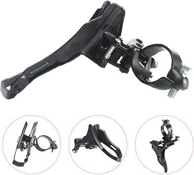 Tookie Bike Front Derailleur, Universal Bicycle Derailleur, Steel Speed Changer TZ 30 Replacement Mountain Bike Accessories, Speed Front Dialer, Bicycle Parts, Bicycle Accessories(Size:Pull Down)