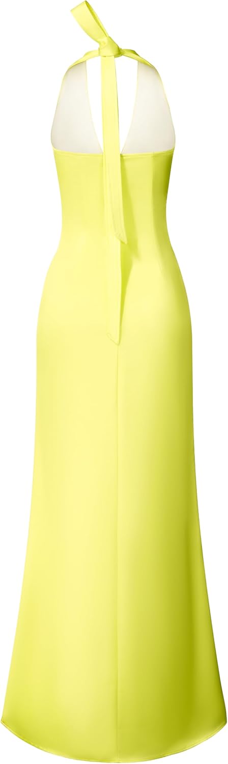 JW PEI Women's Floral Satin Halter Dress