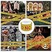 Halloween Decorations Caution Tape,Do Not Enter Yellow Scary Caution Tape Roll 4.8CM*25M Hazard Warning Tape Indoor Barricade Safety Outdoor Spooky DIY Decorative Accessory For Party,Door,Danger Areas