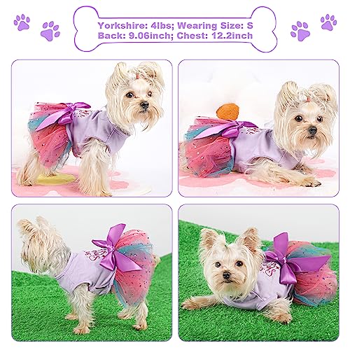 Dog Dresses Puppy Dog Dress,Cute Princess Cat Dresses Dog Skirt For Small Girl Dogs,Dog Birthday Dresses,Small Dog Clothes,Dog Wedding Dress,Small Dog Dresses Female #TOP4