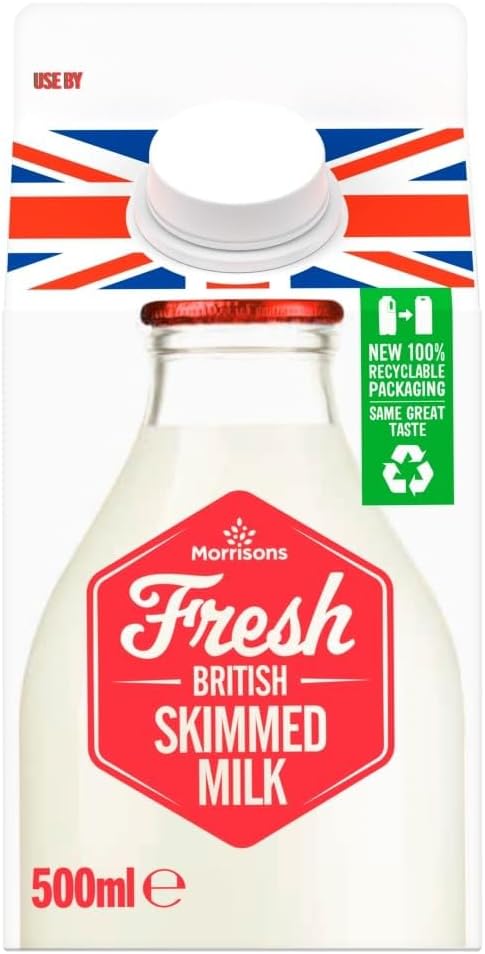 Morrisons Fresh Skimmed Milk, 500ml