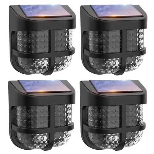Energetic Solar Powered Garden Lights with Dusk to Dawn Sensors, Magnetic Solar Lights Outdoor...