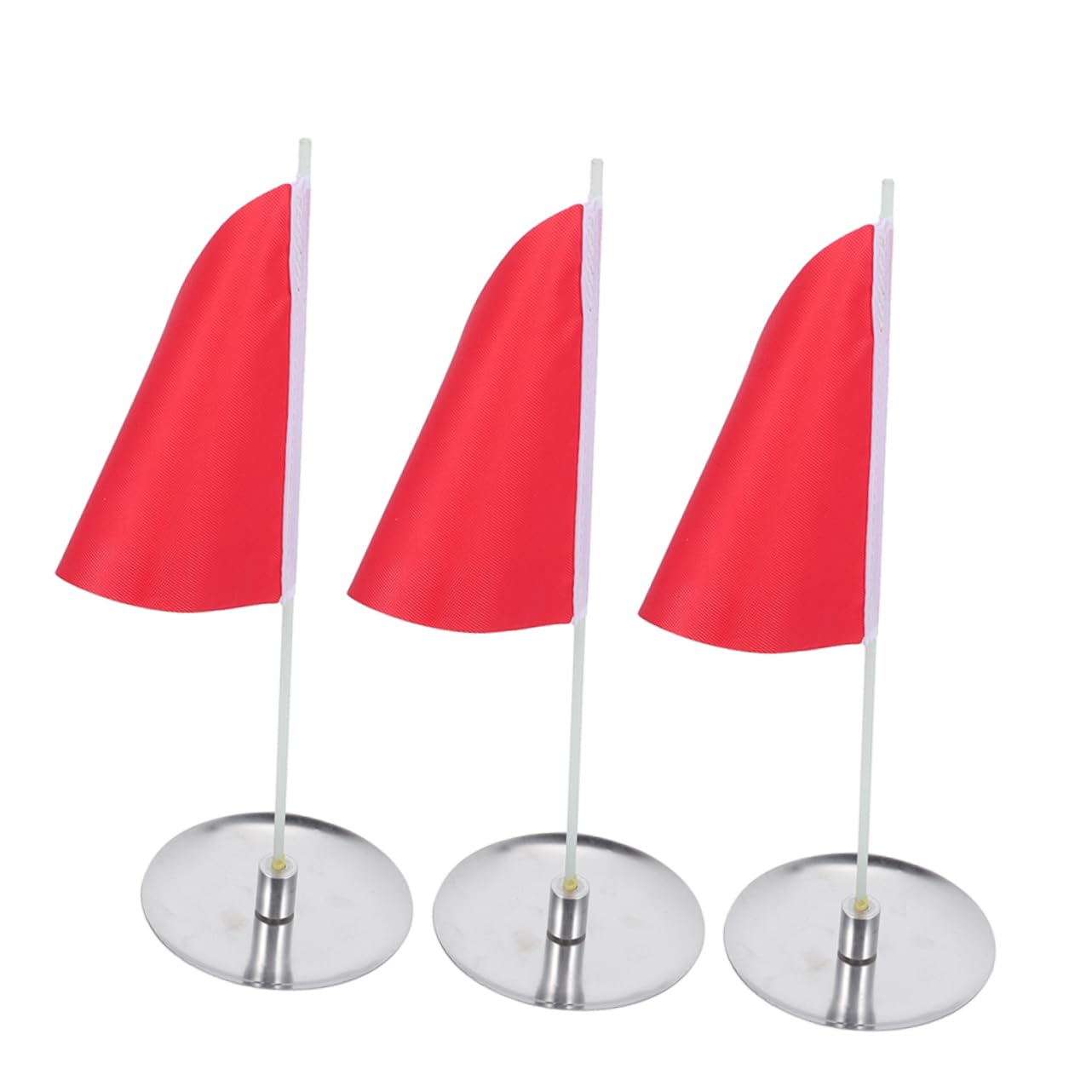 BESPORTBLE Golf Training Set 3 Pack Flag Pole Cup Flags Indoor/outdoor Practice Target Sturdy Steel