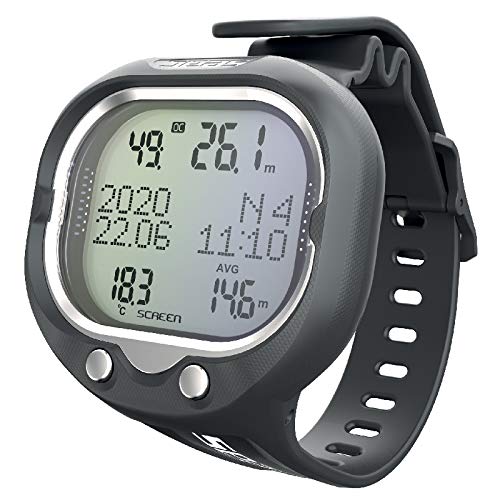 SEAC Screen, Scuba Wrist Dive Computer for 1 or 2 mixes and Freediving mode