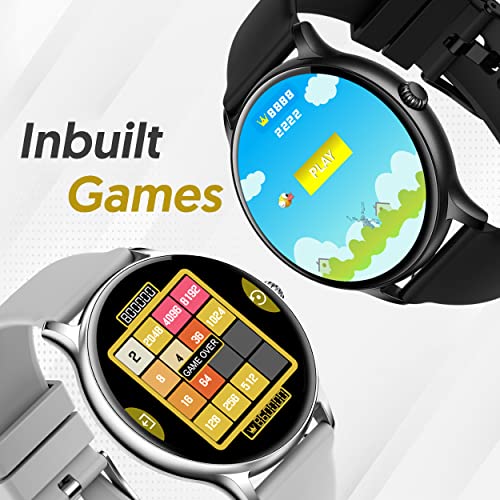 Newly-Launched-Maxima-Max-Pro-Knight-Bluetooth-Calling-smartwatch-with-445mm-Round-Active-Display-of-550-Nits-Brightness-Voice-Assistant-HR-SpO2-Monitor30-Excercise-Modes-inbuilt-Games