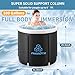 105 Gallon Cold Plunge Tub, Robust Ice Bath Tub for Athletes Recovery, Portable Ice Tubs for Cold Plunge at Home or Outdoor (Ice Bath Cover Included)