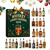 Calendario dell'avvento 2025 con cocktail e vino per adulti, calendario dell'avvento con alcol, 24 giorni per sbloccare il mondo dei sapori di whisky