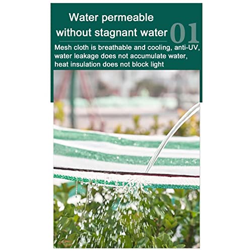 Shade Cloth With Grommets, 80% Anti-Uv Outdoor Shade 6.5X6.5 6.5X10 10X10 10X20 13X13 13X20 16.5X20 20X20 26.3X26.3Ft Ventilated And Breathable Sun Screen Mesh, For Gardens Plants Yards Chicken Coops #TOP1