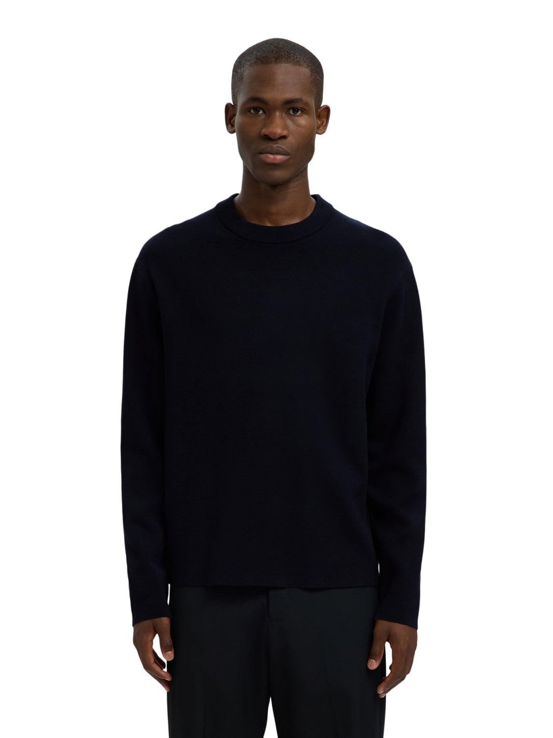 SELECTED MEN Herren Relaxed Crew Neck Sweater