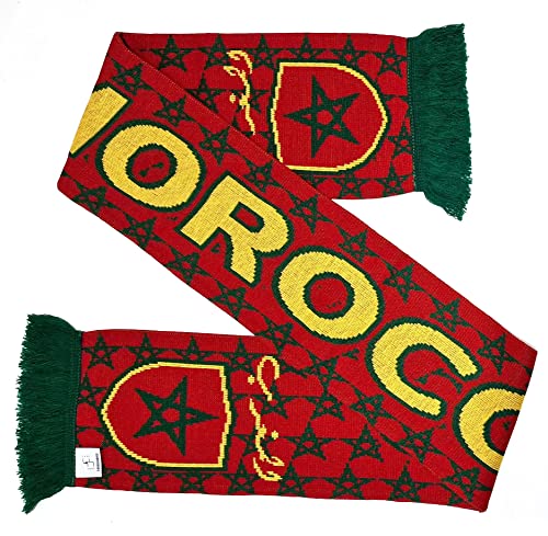 Morocco Soccer Knit Scarf