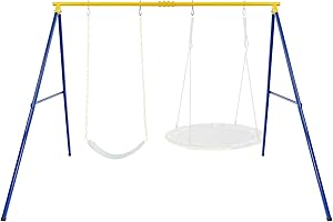 Costzon 550lbs Adult Swing Sets for Backyard
