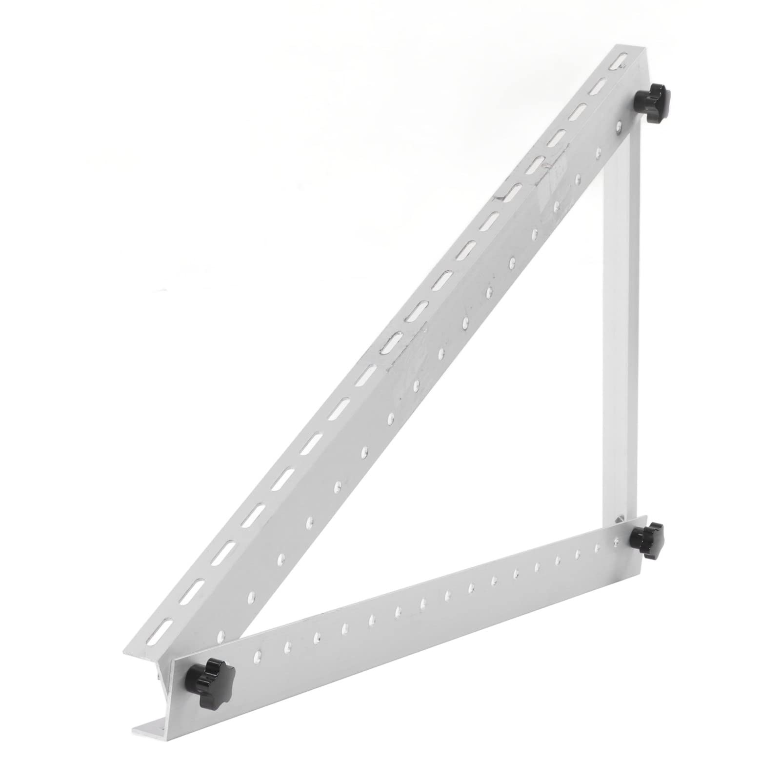 FTVOGUE Soporte de Montaje de Panel Solar, Montaje Inclinable Ajustable, Aleación de Aluminio, Plegable, 28 Pulgadas, para Usuarios de 150W Debajo del Techo, RV, Marinos, Fuera de la Red