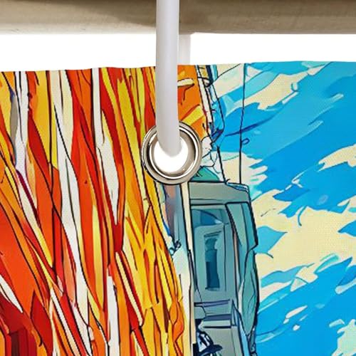 Shower curtain lavable en machine 180x250cm en polyester anti-moisissure - 4